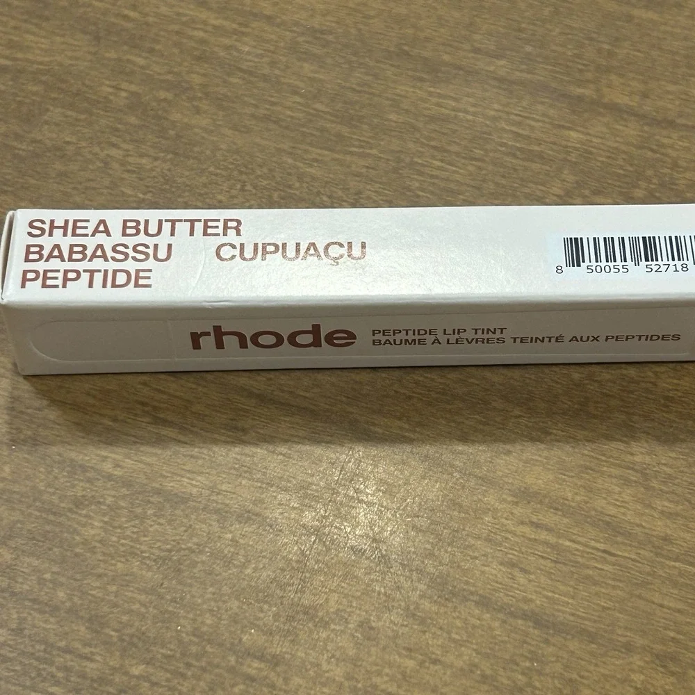 Rhode Peptide Lip Tint Cinnamon Roll Hydrating Shea Butter Lips 0.3 fl oz NIB